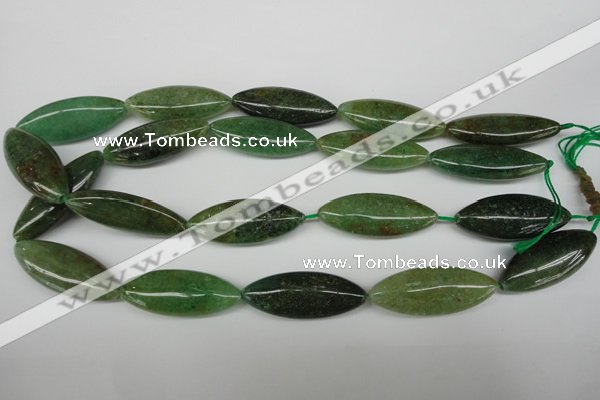 CME05 15.5 inches 15*40mm marquise green garnet gemstone beads