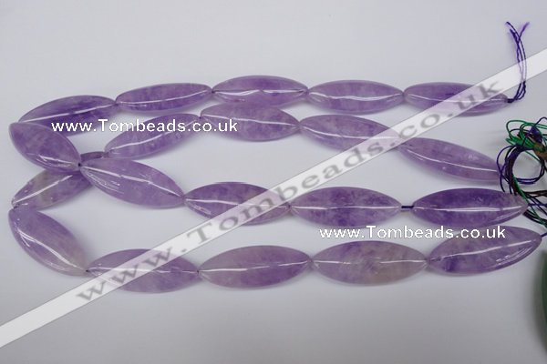 CME06 15.5 inches 15*40mm marquise lavender amethyst beads