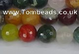 CME102 15.5 inches 8mm faceted round mixed gemstone beads