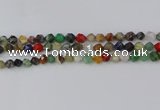 CME107 15.5 inches 8mm faceted nuggets mixed gemstone beads