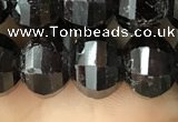 CME214 15.5 inches 7*9mm - 8*10mm pumpkin garnet beads
