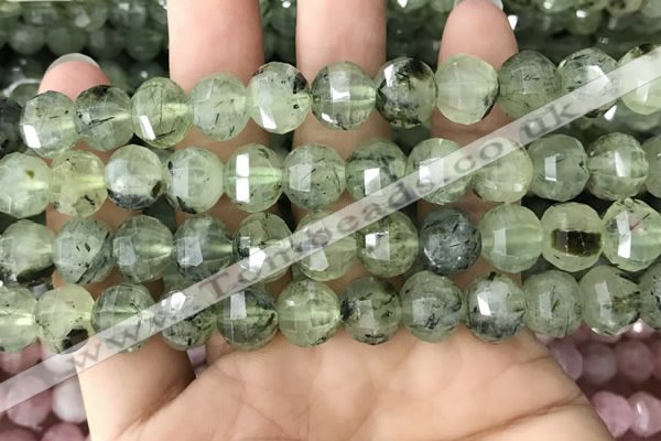 CME236 15.5 inches 10*11mm - 10*12mm pumpkin prehnite beads