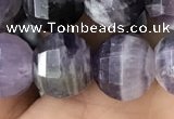 CME239 15.5 inches 10*11mm - 10*12mm pumpkin dogtooth amethyst beads