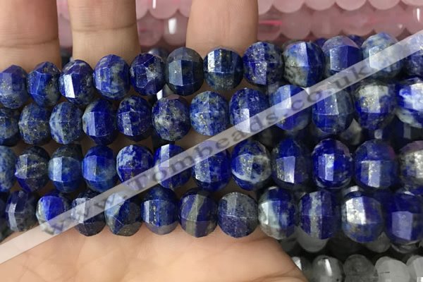 CME245 15.5 inches 10*11mm - 10*12mm pumpkin lapis lazuli beads