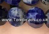 CME246 15.5 inches 10*11mm - 10*12mm pumpkin sodalite beads