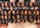 CME306 15.5 inches 8*11mm - 9*12mm pumpkin tiger eye beads