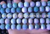 CME316 15.5 inches 8*10mm pumpkin amazonite gemstone beads