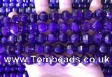 CME317 15.5 inches 8*10mm pumpkin amethyst gemstone beads