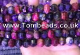 CME328 15.5 inches 9*11mm - 10*12mm pumpkin colorful tiger eye beads