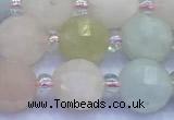 CME344 15 inches 8mm pumpkin morganite beads