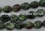 CME35 15.5 inches 8*10mm oval emerald gemstone beads