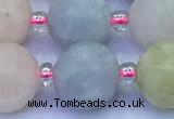 CME363 15 inches 10mm pumpkin morganite beads