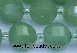 CME367 15 inches 10mm pumpkin green aventurine beads