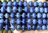 CME406 15 inches 8*12mm pumpkin blue aventurine jade beads wholesale