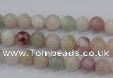 CMG111 15.5 inches 6mm round natural morganite beads wholesale