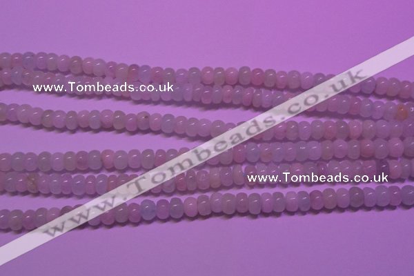 CMG130 15 inches 4*6mm rondelle natural morganite beads wholesale