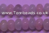 CMG131 15 inches 5*8mm rondelle natural morganite beads wholesale