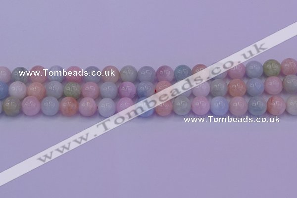 CMG142 15.5 inches 8mm round natural morganite gemstone beads