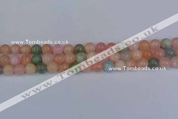 CMG174 15.5 inches 12mm round morganite gemstone beads wholesale