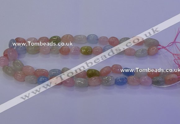 CMG227 15.5 inches 10*12mm - 12*16mm nuggets morganite beads