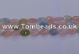 CMG232 15.5 inches 10*14mm flat teardrop morganite beads wholesale