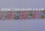 CMG237 15.5 inches 8*12mm oval morganite beads wholesale