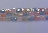 CMG279 15.5 inches 12*16mm faceted rectangle morganite beads