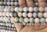CMG332 15.5 inches 10mm round morganite beads wholesale