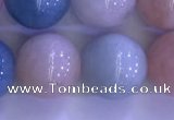 CMG365 15.5 inches 14mm round natural morganite gemstone beads