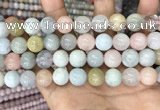 CMG405 15.5 inches 12mm round morganite beads wholesale