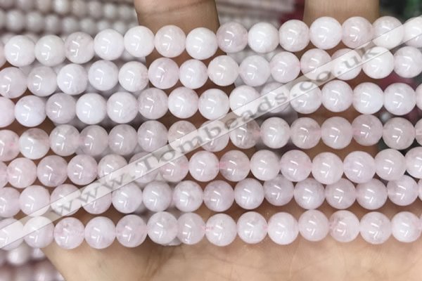 CMG409 15.5 inches 6mm round pink morganite beads wholesale