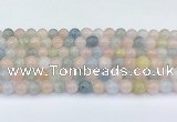 CMG431 15.5 inches 8mm round morganite beads wholesale