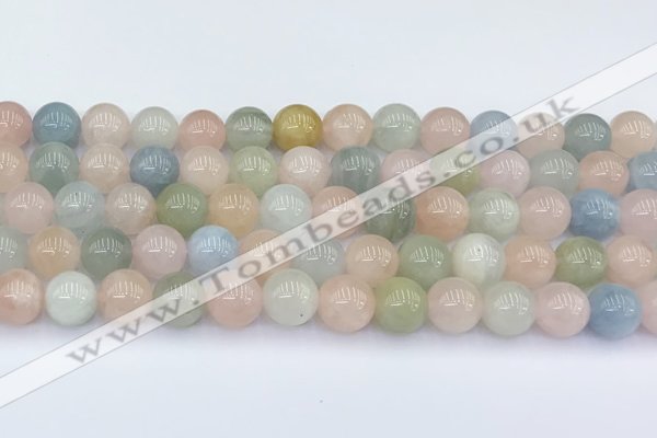 CMG432 15.5 inches 9mm round morganite beads wholesale