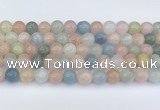 CMG433 15.5 inches 10mm round morganite beads wholesale