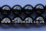 CMH11 16 inches 12mm round magnetic hematite beads Wholesale
