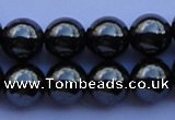 CMH11 16 inches 12mm round magnetic hematite beads Wholesale
