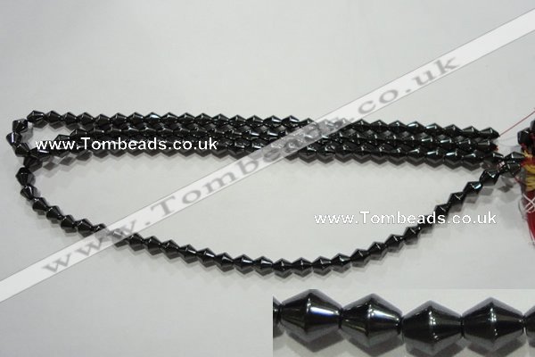 CMH132 15.5 inches 6*7mm bicone magnetic hematite beads