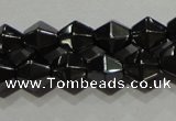 CMH135 15.5 inches 6*6mm faceted bicone magnetic hematite beads