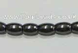 CMH145 15.5 inches 4*6mm rice magnetic hematite beads wholesale