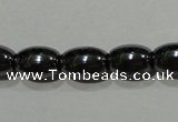 CMH146 15.5 inches 5*8mm rice magnetic hematite beads wholesale