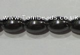 CMH147 15.5 inches 6*9mm rice magnetic hematite beads wholesale