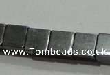 CMH160 15.5 inches 6*6mm cube magnetic hematite beads wholesale