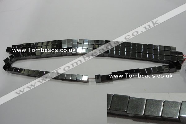 CMH160 15.5 inches 6*6mm cube magnetic hematite beads wholesale