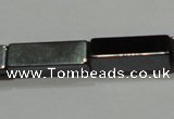 CMH164 15.5 inches 4*13mm cuboid magnetic hematite beads