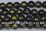 CMJ1005 15.5 inches 4mm round Mashan jade beads wholesale