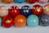 CMJ1012 15.5 inches 8mm round mixed Mashan jade beads wholesale