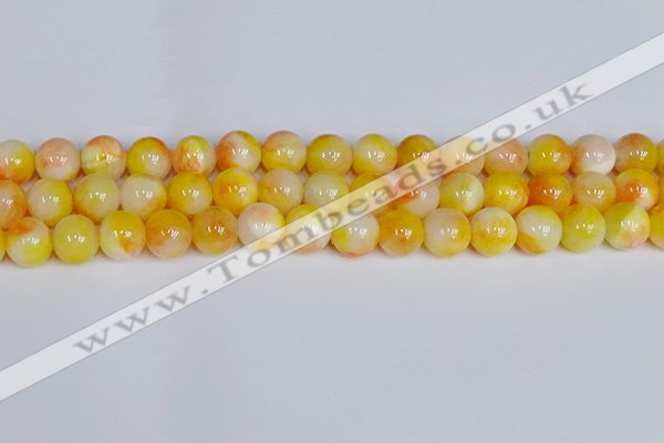 CMJ1051 15.5 inches 8mm round jade beads wholesale