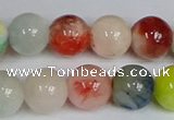 CMJ1086 15.5 inches 8mm round jade beads wholesale