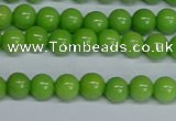 CMJ114 15.5 inches 6mm round Mashan jade beads wholesale