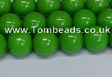 CMJ116 15.5 inches 10mm round Mashan jade beads wholesale